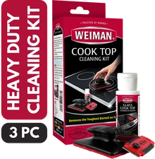 Cook Top Complete Cleaning Kit - Includes Cream, Scrubbing Pad and Scraper