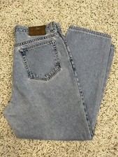 Vtg 90s Calvin Klein High Rise Tapered Mom Jeans 16 Mid Wash Straight Leg