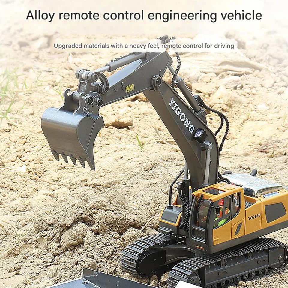 Excavator Dumper RC Car 2.4G Remote Control Engineering Vehicle Crawler TruckKW - Image 4 of 4