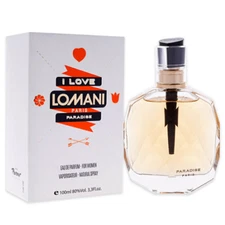 I Love Lomani Paradise by Lomani 3.3 oz EDP Perfume for Women New in Box