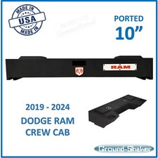 2019-2024 Dodge Ram 1500 Crew Cab Sub Box 10" Dual Subwoofer Enclosure