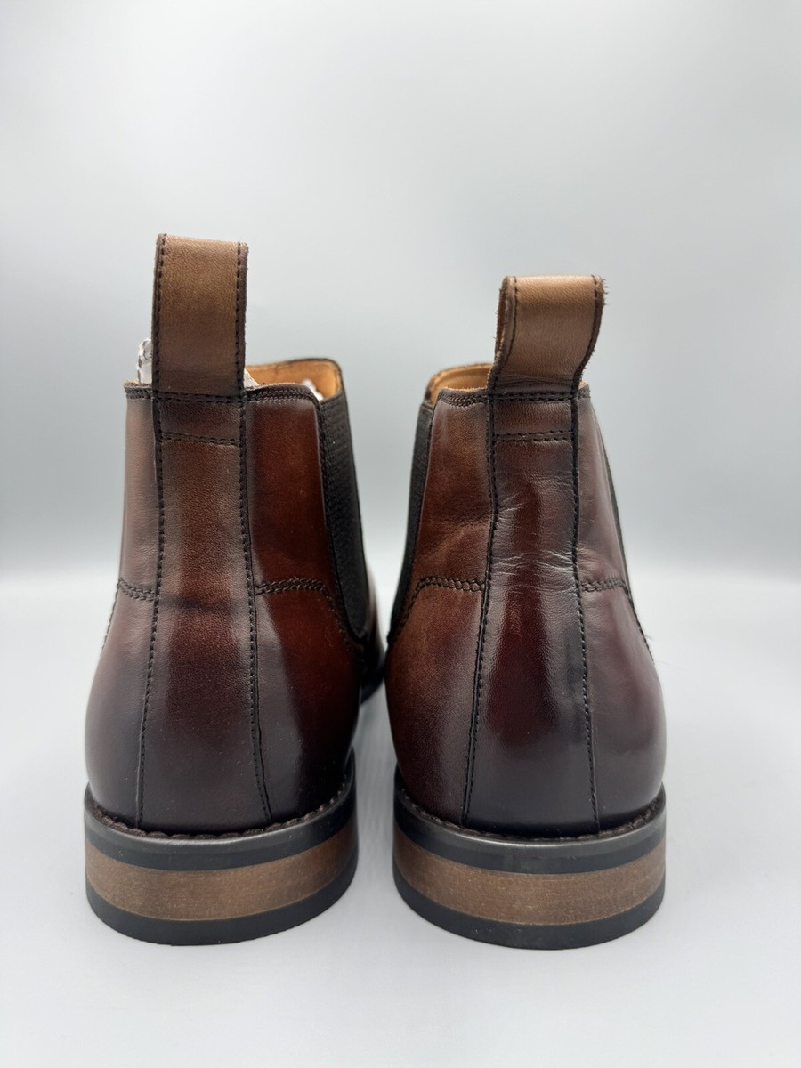 Vintage Foundry Co Men\'s Darwin Leather Chelsea Boots, Cognac, Size 11 Vintage Foundry Co Men main image 2