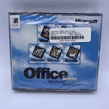 Microsoft Office Professional & Bookshelf Designed for Windows 95 (CD-Rom W/Key)