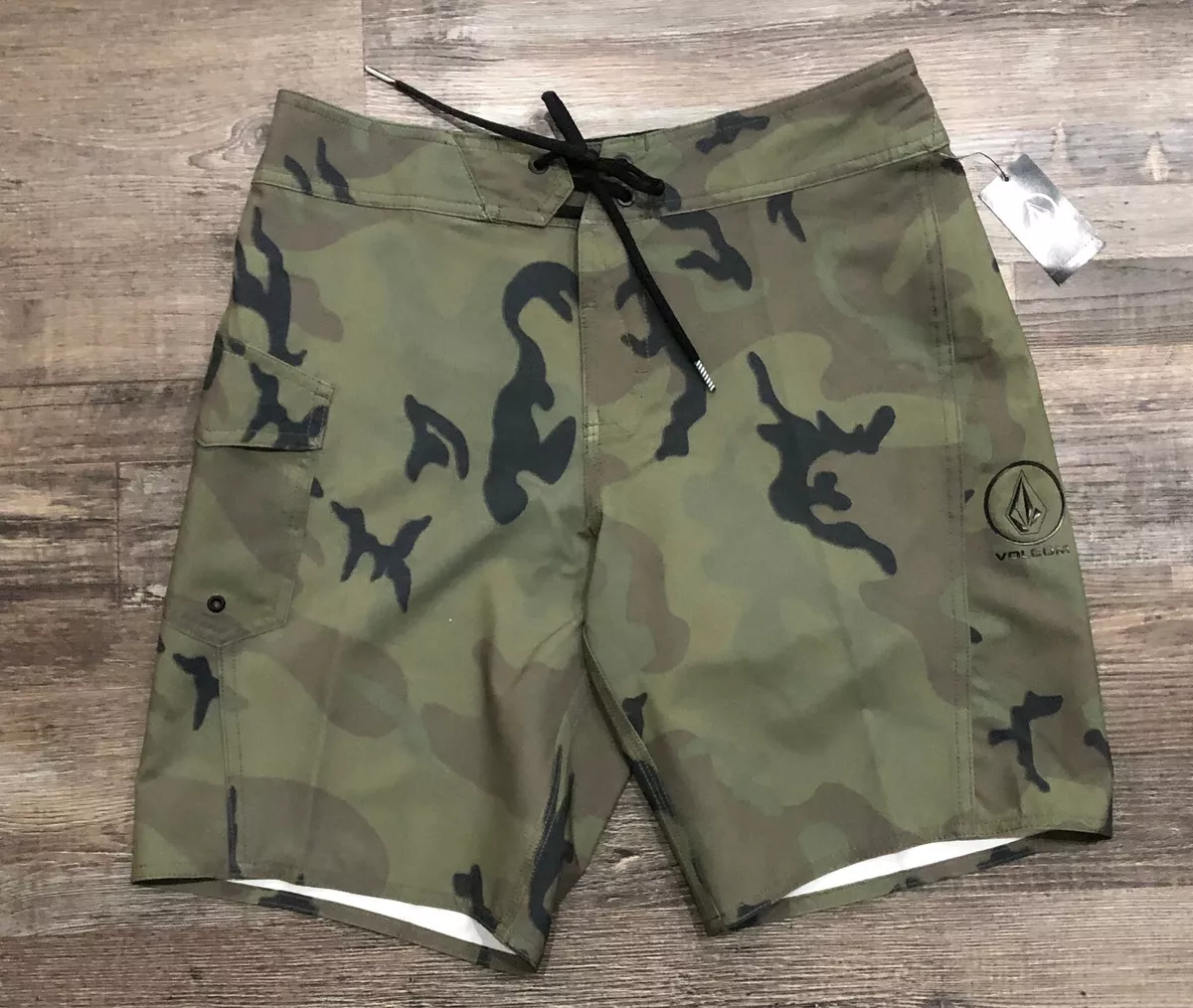 Volcom camo store board shorts