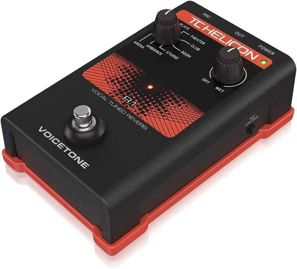 TC Helicon Voicetone R1 Vocal Tuned Reverb Vocal Effects Pedal P-24183 F/S new - Image 3 of 4