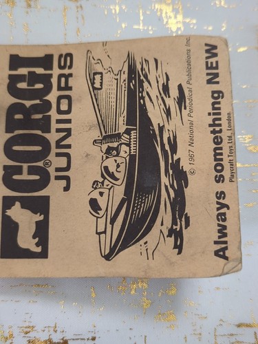 1967 CORGI JUNIORS BATBOAT BATMAN & ROBIN #1003 DIE-CAST SCALE MODEL CAR TOY #7 - Picture 6 of 6