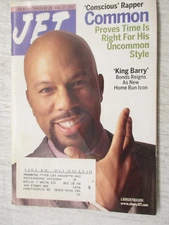 JET MAGAZINE AUGUST 27, 2007 CONSCIOUS RAPPER COMMON BARRY BONDS HOME RUN ICON