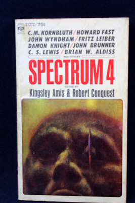Spectrum 4 by Kingsley Amis 1966 Berkley Medallion Books Paperback