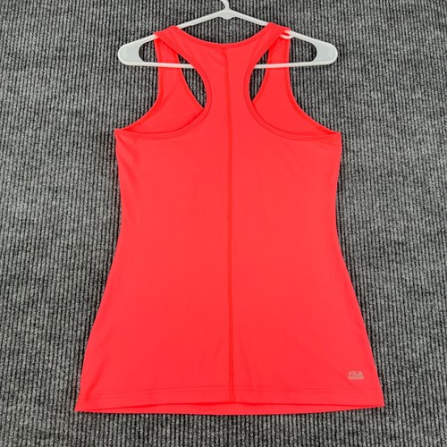 FILA Tank Top Shirt Womens Medium Pink Sleeveless Activewear Workout Gym Run - Picture 9 of 10