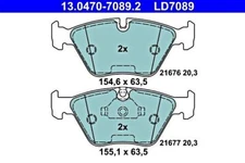 ATE Front Rear Axle Disc Ceramic Brake Pad Set For BMW E39 34116761279