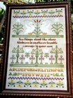 Two Things Stand Like Stone Silk Sampler Specialty Stitches CROSS STITCH PATTERN