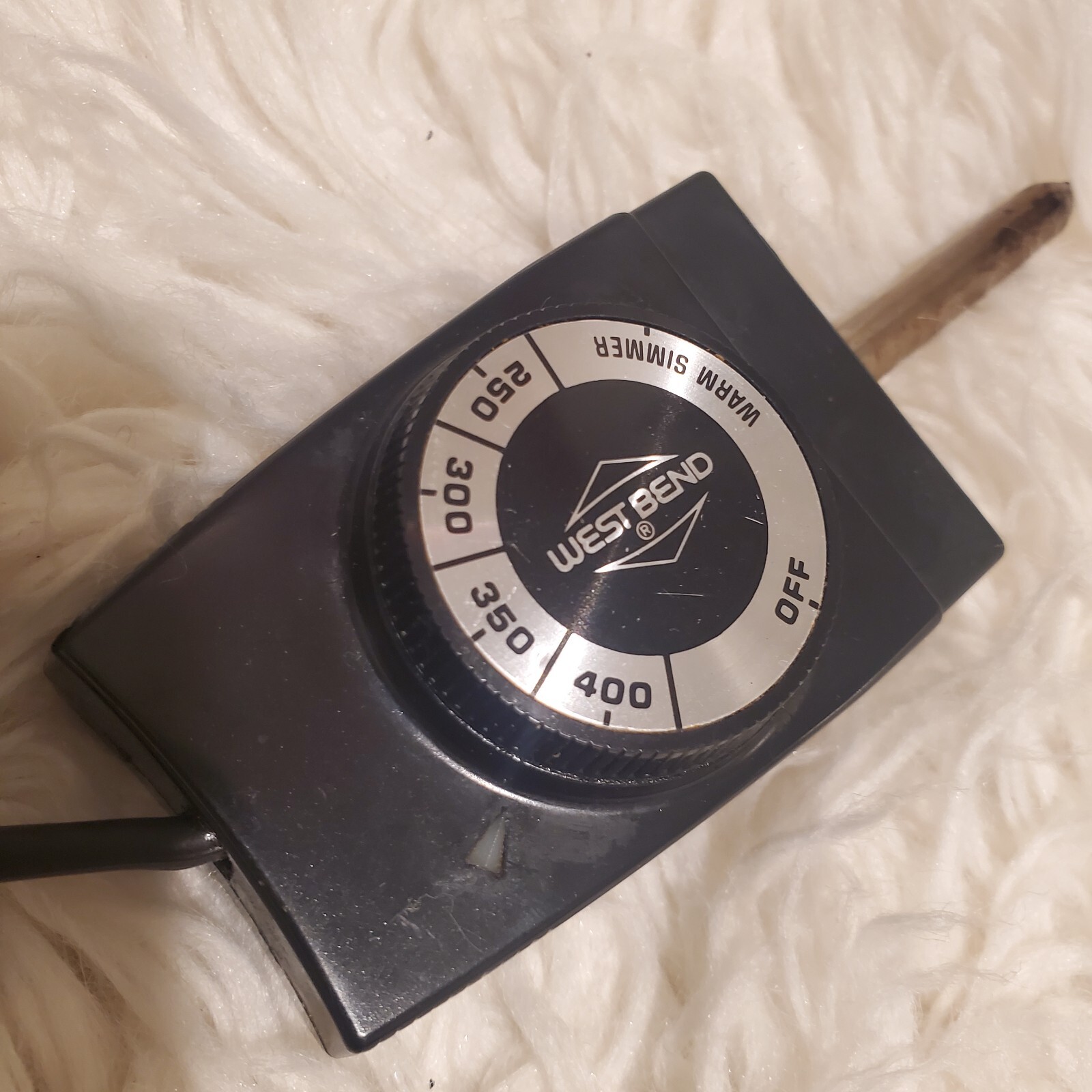 West Bend Electric Skillet Power Cord Plug WB 9 Control E84820