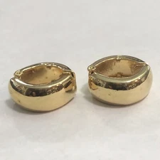 Gold Tone Clip On Earrings 