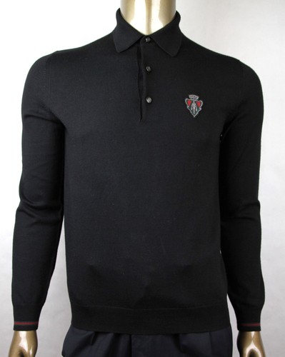 Polo nera con nastro GG da Uomo - Gucci | Biffi