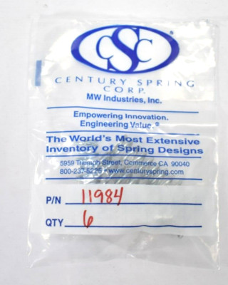 Lot of 4 Century Spring Compression Springs Steel .511'' ID x .687'' OD 11984