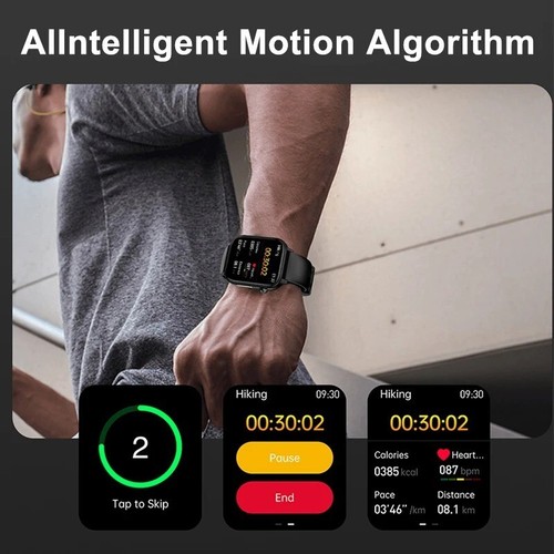 EKG + PPG Medical Grade Smartwatch Bluetooth Anruf Herzfrequenz Blutdruck Körper - Bild 6 von 16