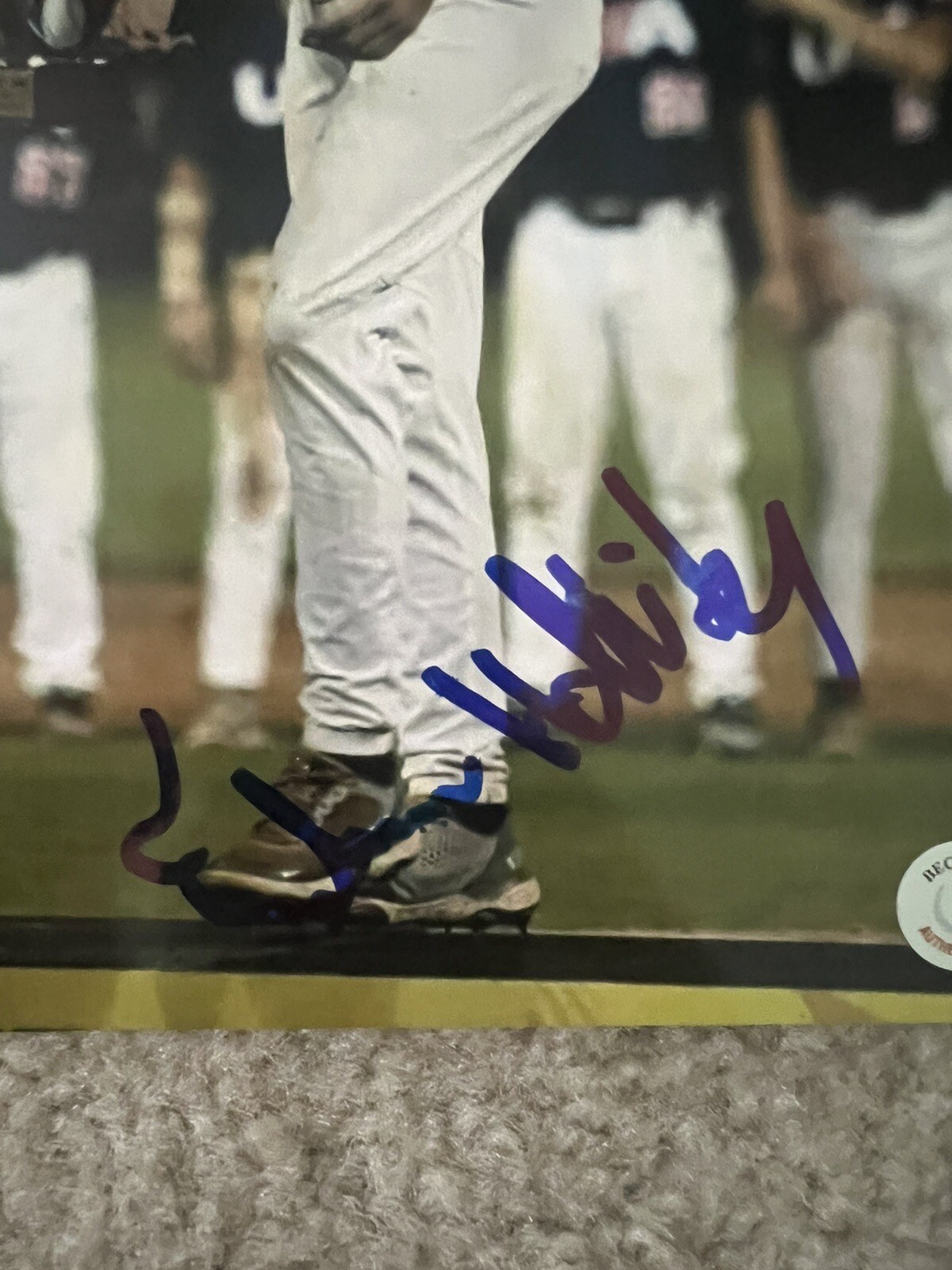 Ethan Holliday Team USA Signed 8x10 Photo 2025 Draft Autograph Beckett