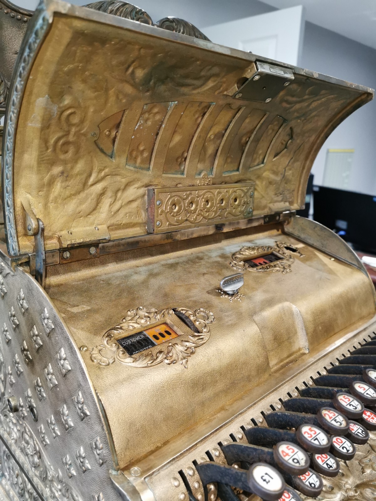 Antique National Cash Register Till eBay