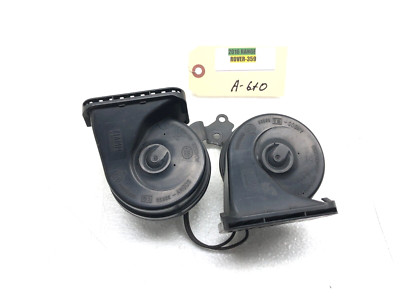 2013-2022 RANGE ROVER L405 FRONT HIGH LOW TONE ALARM SIGNAL HORN PAIR SET X2 OEM