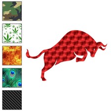 Bull, Vinyl Decal Sticker, 40 Patterns 3 Sizes, 6812
