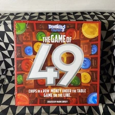 Breaking Games The Game Of 49 Bid Bluff And Buy Your Way To Four In A Row SEALED
