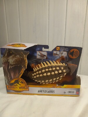 Jurassic World Dominion Roar Strikers Ankylosaurus Dinosaur Action