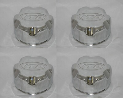 4 CAP DEAL ITP CHROME PLASTIC SNAP IN WHEEL RIM CENTER CAPS P110BX 4x110