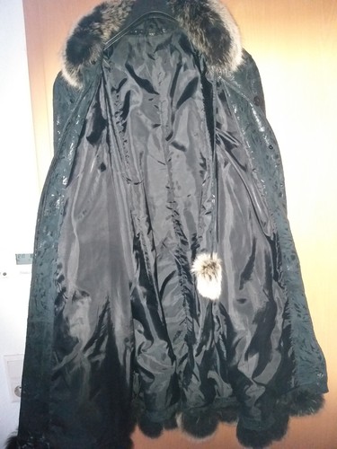 Damen Lederjacke - Gr. 46 - Mit Fell / Pelz Verarbeitung - Chic & Elegant - Bild 3 von 10