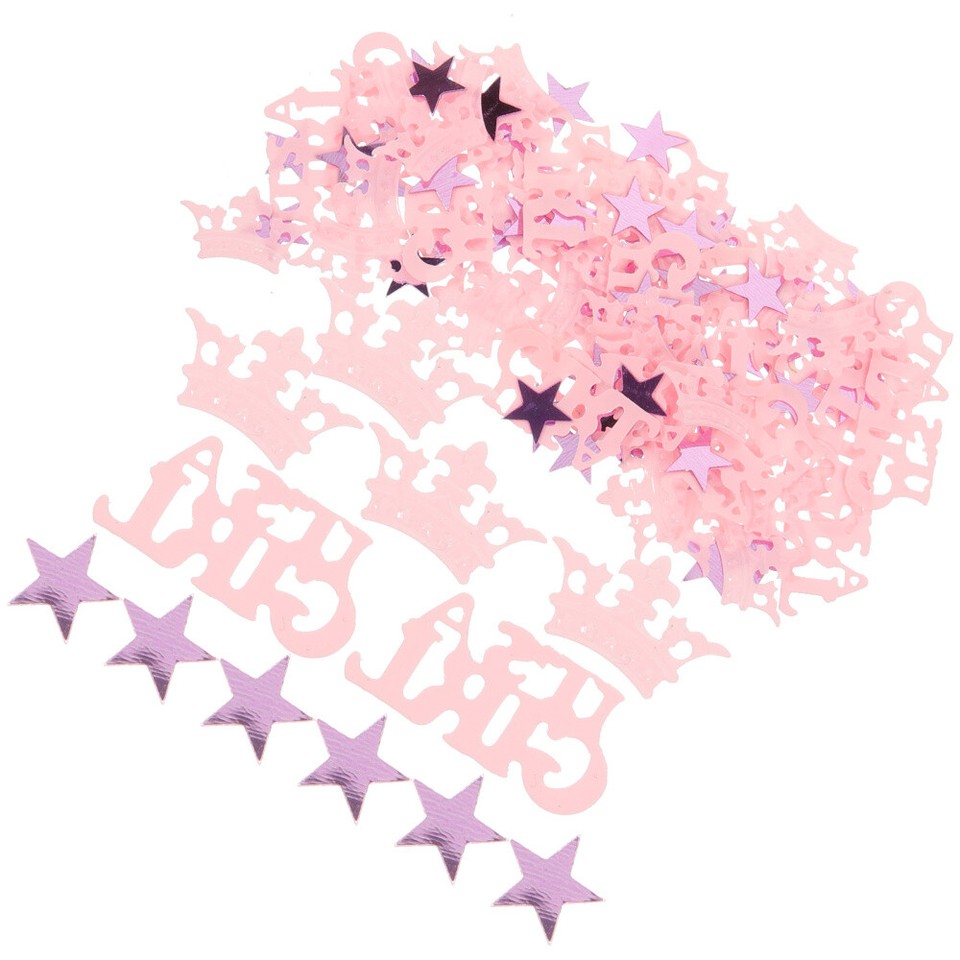 Baby Gender Reveal Party Decoration Confetti Pink Shower Decorations eBay