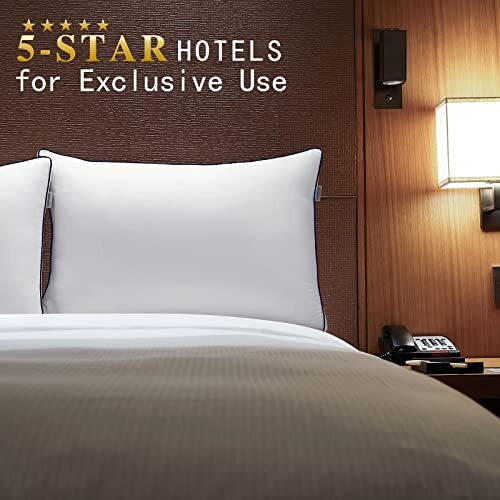 Bedufsar Bed Pillows for Sleeping, Queen Size Pillows Hotel Quality Set of 2,...