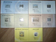 5 x 999 SILBER BRIEFMARKE - SILBERBARREN - SELTEN