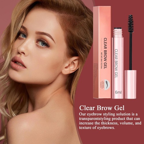 Eyebrow Gel Clear Brow Setting Gel Hold Setting Gel Long Lasting Clear Brow Gel - Foto 4 di 12
