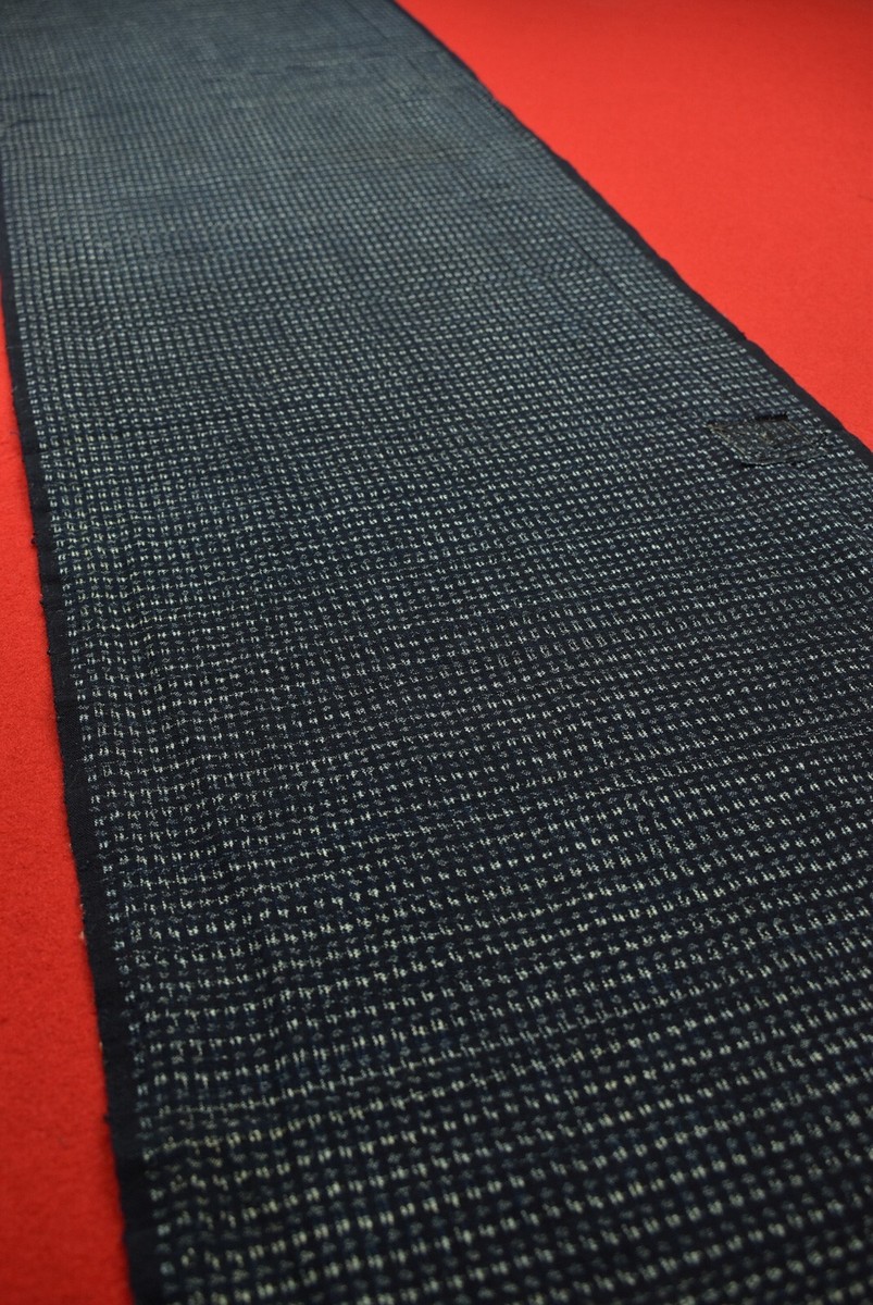 まつごろう Japanese Textile Vintage Cotton Antique Patch Indigo Blue