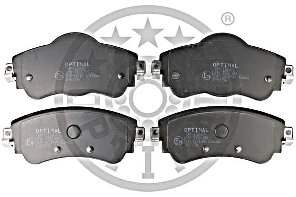 OPTIMAL Disc Brake Pad Set Front For CITROEN C4 II 09- 4254A9