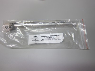 Surgical Design (Pakistan) Laryngoscope Blade with Lamp -29907-04- Miller 4 New
