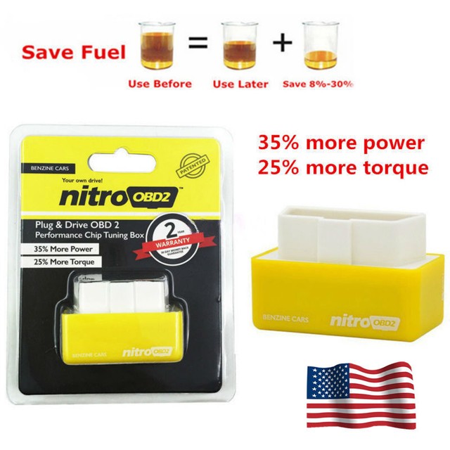 Eco OBD OBD2 Economy Fuel Saver Tuning Box Chip For Petrol Car Gas Saving Yellow eBay
