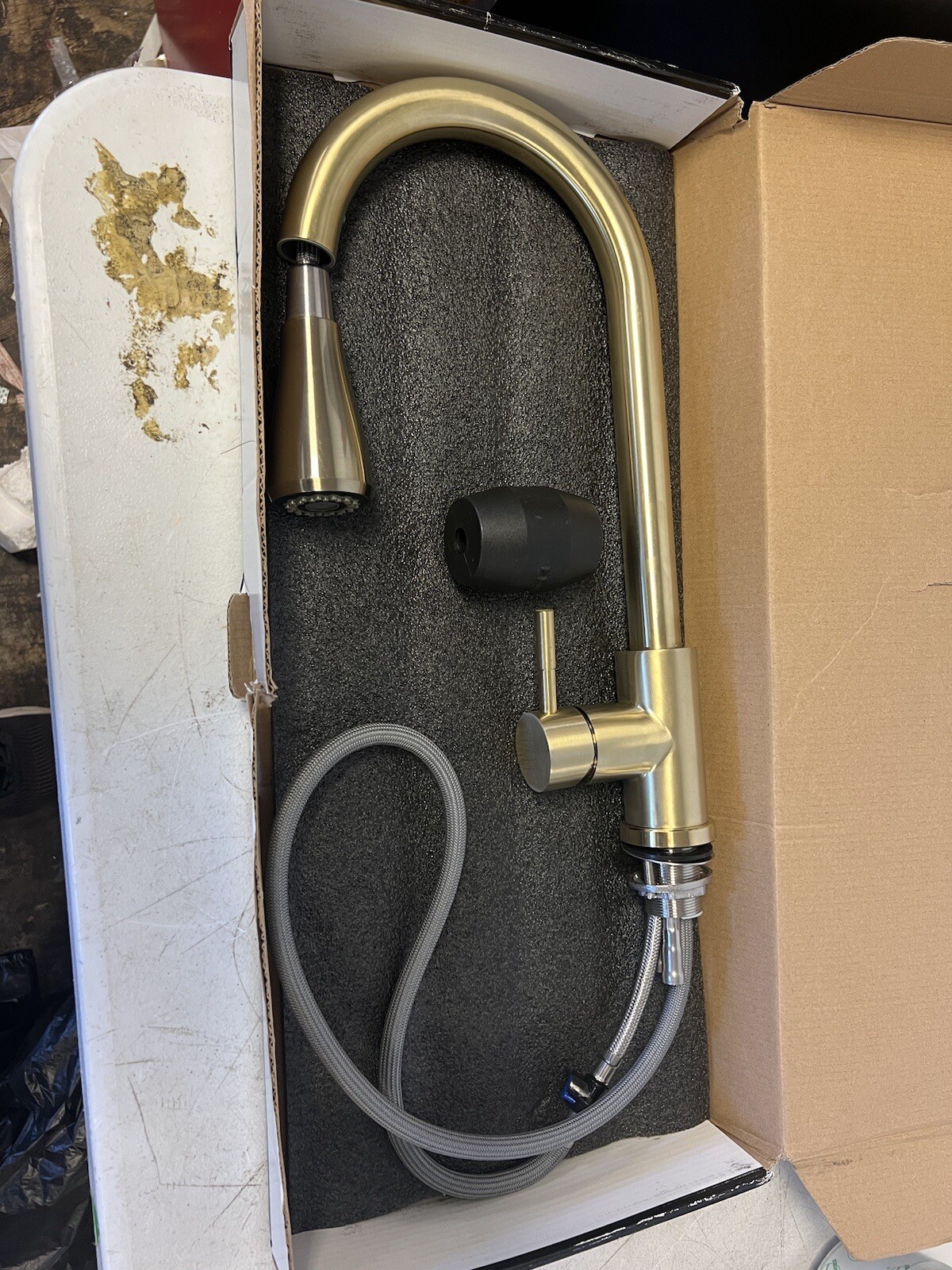 stainless steel pulldown kitchen sink faucet eBay