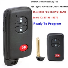 for Toyota Rav4 Land Cruiser 4Runner Smart Remote Key Fob 271451-3370 HYQ14AAB