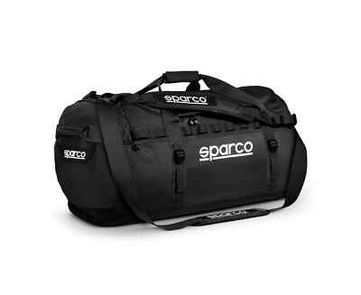 SPARCO Sporttasche Duffle Bag Dakar groß schwarz Seesack Tasche Motorsport
