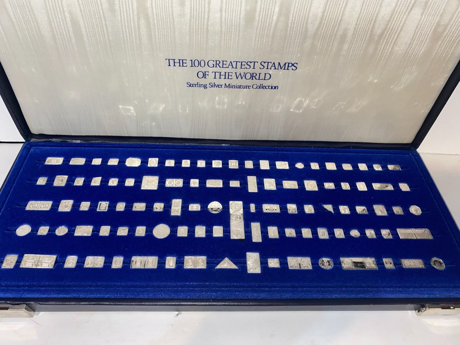 The 100 Greatest Stamps of the World Sterling Silver Miniature 