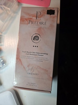 Predire Paris Snail Skin Cell Renewal Cream New Plastic Sealed Box 1.35oz