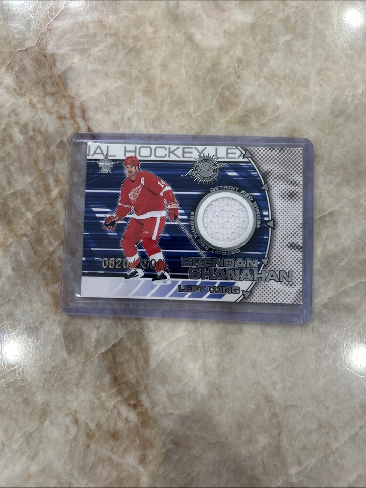 2000-01 Pacific Vanguard Shanahan / Chelios Dual Game Worn Jersey /1500 - Image 3 of 4