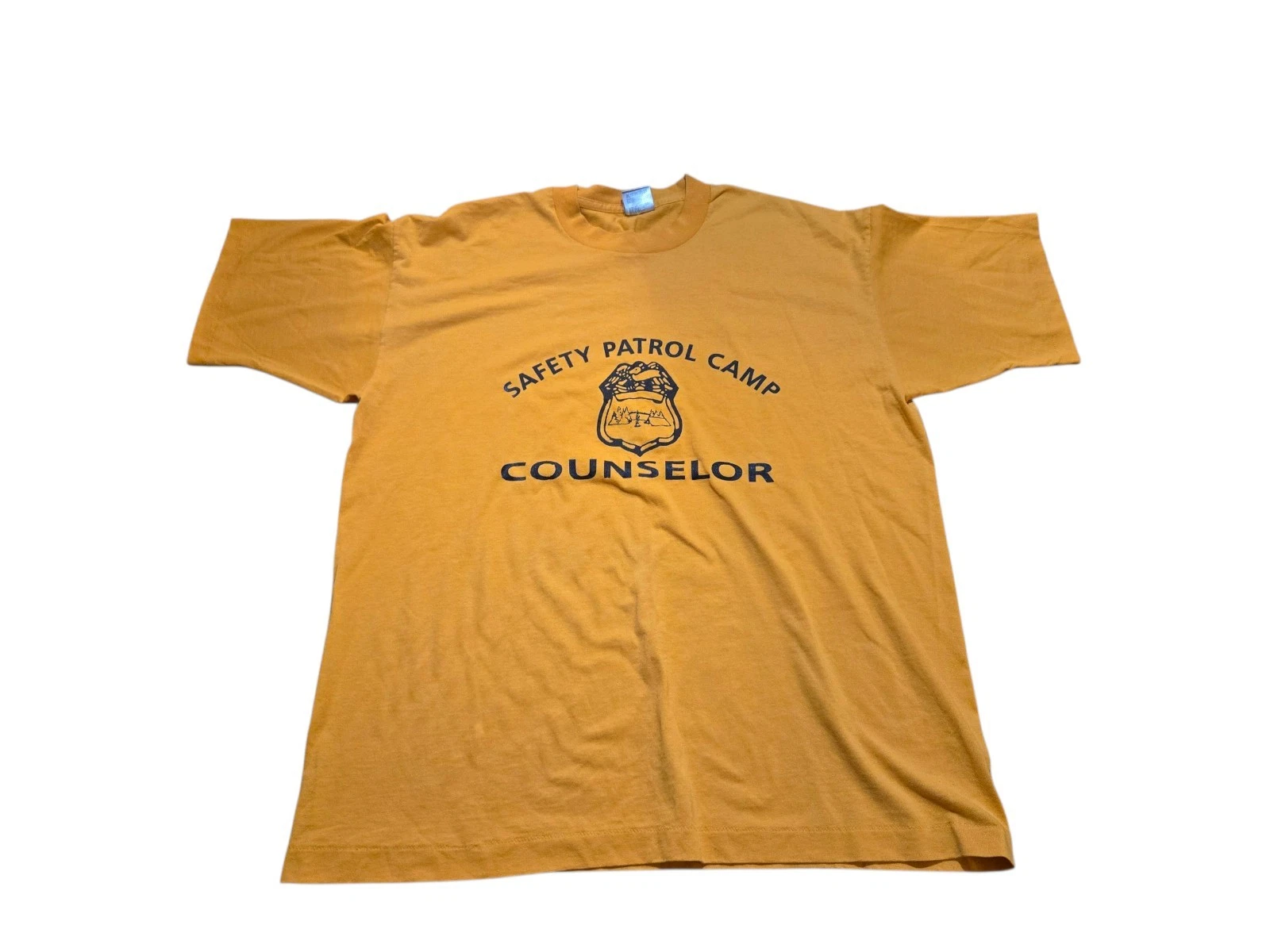 Vintage Safety Patrol Camp Counselor T-shirt - Screenstars Tag Size XL