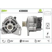 1X Generator Valeo 439000 Passend FüR Audi Seat Skoda VW