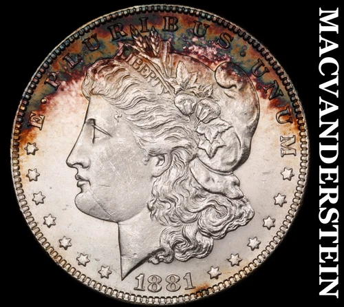 1881 Morgan Dollar- Choice Gem Brilliant Uncirculated+++ Luster #i8862