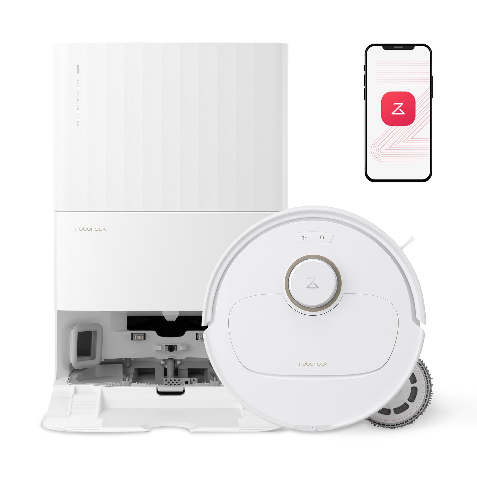 Roborock Qrevo Pro Robot Vacuum,7000Pa,Hot Water Mop Wahshing - Certified Refurb