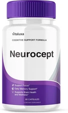Neurocept Nootropic All Natural Formula Brain Supplement (60 Capsules)