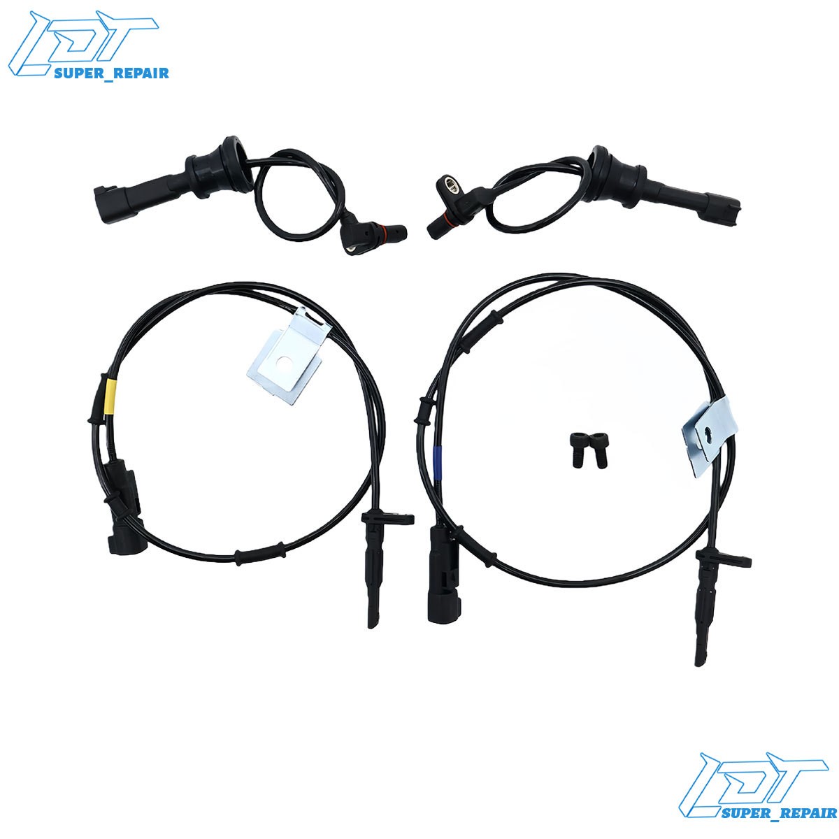 4X Front Rear Left&Right ABS Wheel Speed Sensor For 2010-17 Equinox Chevrolet ER