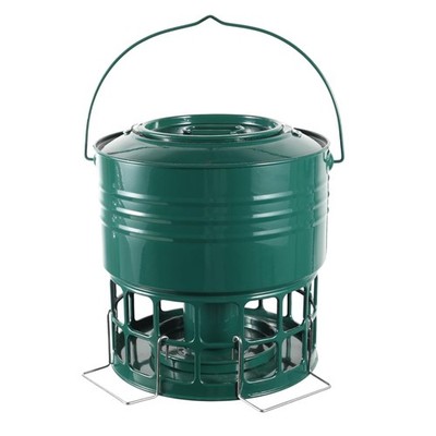 Large Bird Feeder for Outdoors, 10LB Capacity Squirrel Proof Metal Feeder wit...
