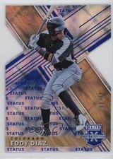 2019 Panini Elite Extra Edition Status Blue Die-Cut 60/75 Eddy Diaz #153 0q3